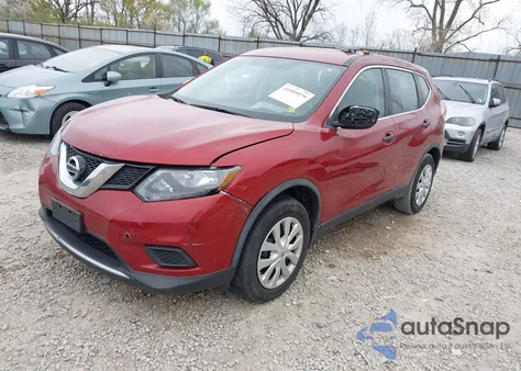 2016 Nissan Rogue S from USA, damaged, VIN KNMAT2MV6GP641135